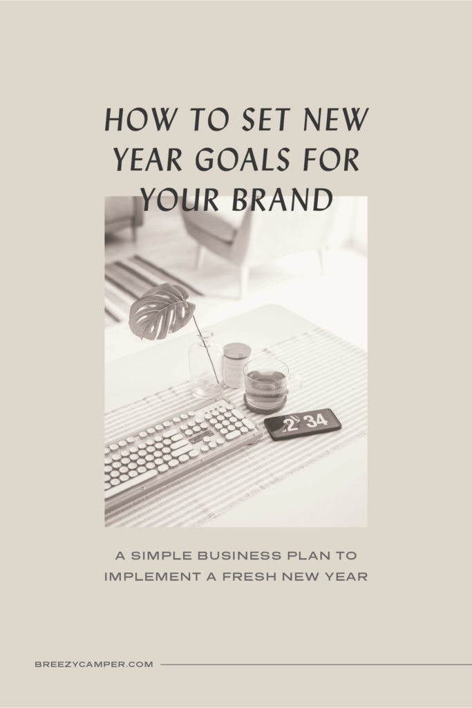 Create brand goals to set a guide for your business. It helps you set the tone for what you'll need to work on next.