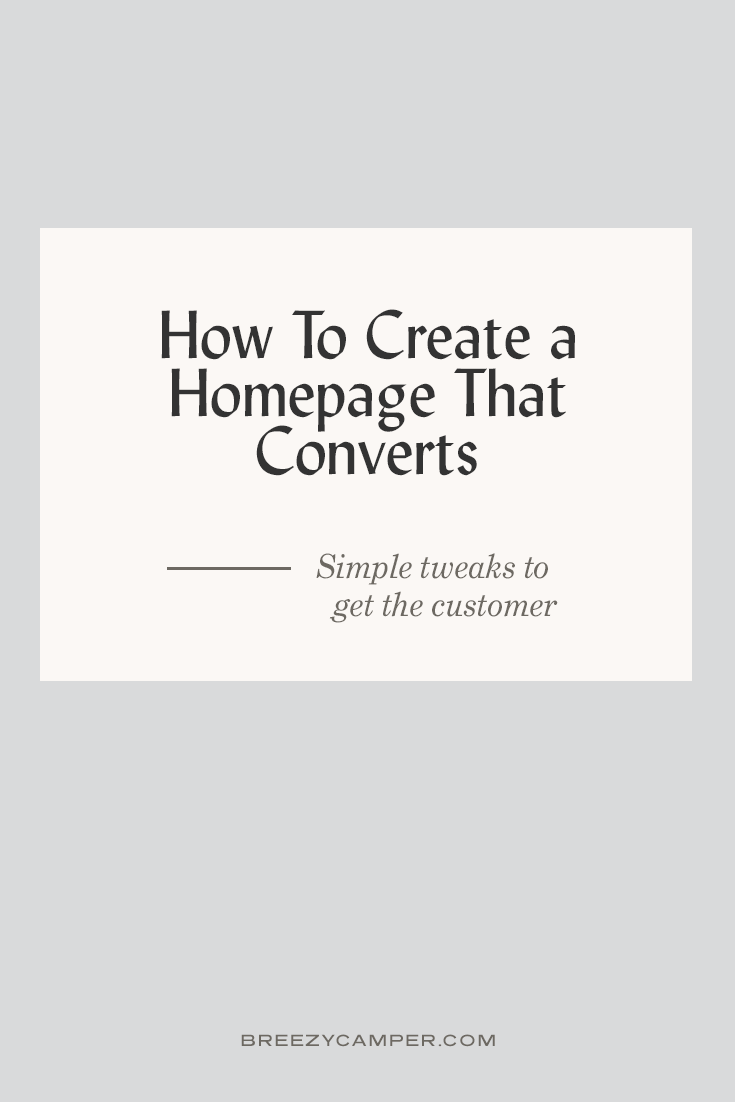 Do you want visitors who land on your homepage to stay longer and become customers? I'll be sharing the secret on how to create a homepage that converts readers into customers, and it’s easier than you think.