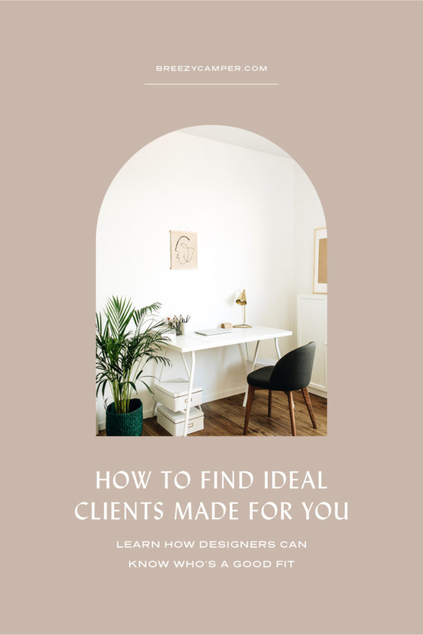 Once you've figured out who your ideal client is as a designer, it's time to make sure the people who hire you are the right fit! I'll guide you through some important questions to ask so your leads fit your ideal client profile!